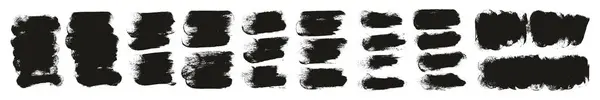 ラウンドスポンジ厚いアーティストブラシショートバックグラウンド高詳細抽象ベクター背景メガセット — ストックベクタ