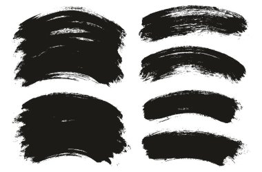 Yuvarlak Fırça Kalın Kalın Arkaplan Karışık Sanatçı Fırça Yüksek Detay Özet Vektör Arkaplan Ayarları 