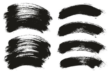 Yuvarlak Fırça Kalın Kalın Arkaplan Karışık Sanatçı Fırça Yüksek Detay Özet Vektör Arkaplan Ayarları 