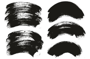 Yuvarlak Fırça Kalın Kalın Arkaplan Karışık Sanatçı Fırça Yüksek Detay Özet Vektör Arkaplan Ayarları 