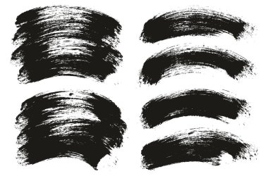 Yuvarlak Fırça Kalın Kalın Arkaplan Karışık Sanatçı Fırça Yüksek Detay Özet Vektör Arkaplan Ayarları 