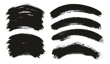 Yuvarlak Fırça Kalın Kalın Arkaplan Karışık Sanatçı Fırça Yüksek Detay Özet Vektör Arkaplan Ayarları 