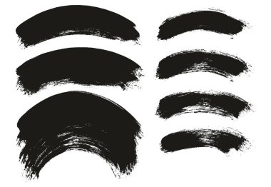 Yuvarlak Fırça Kalın Kalın Arkaplan Karışık Sanatçı Fırça Yüksek Detay Özet Vektör Arkaplan Ayarları 