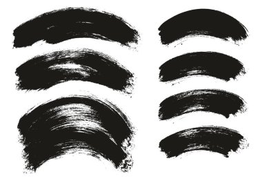 Yuvarlak Fırça Kalın Kalın Arkaplan Karışık Sanatçı Fırça Yüksek Detay Özet Vektör Arkaplan Ayarları 