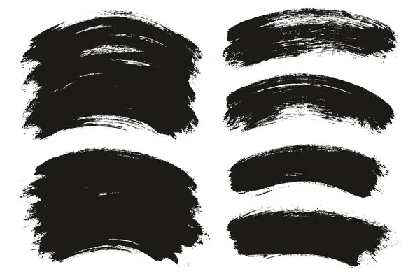 Yuvarlak Fırça Kalın Kalın Arkaplan Karışık Sanatçı Fırça Yüksek Detay Özet Vektör Arkaplan Ayarları 