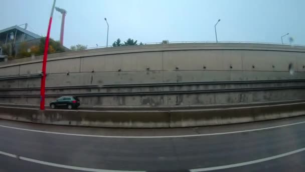 Entrando Túnel Autopista — Vídeos de Stock