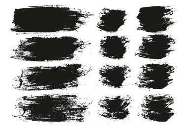 Yuvarlak Fırça Düzenli Uzun & Kısa Arkaplan Karışımı Sanatçı Fırça Yüksek Detay Özet Vektör Arkaplan Karışımı 