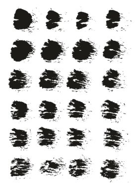 Yuvarlak Fırça Düzenli Çizgiler Sanatçı Fırça Yüksek Detay Özet Vektör Arkaplanı 