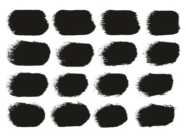 Yuvarlak Sünger Kalın Sanatçı Düz Çizgiler Yüksek Detay Özet Vektör El Çizimi MeGA 