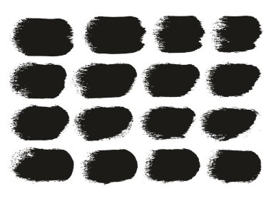 Yuvarlak Sünger Kalın Sanatçı Düz Çizgiler Yüksek Detay Özet Vektör El Çizimi MeGA 