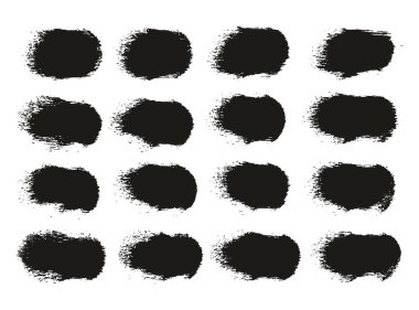 Yuvarlak Sünger Kalın Sanatçı Düz Çizgiler Yüksek Detay Özet Vektör El Çizimi MeGA 