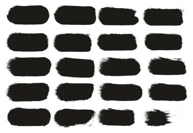 Yuvarlak Sünger Kalın Sanatçı Düz Çizgiler Yüksek Detay Özet Vektör El Çizimi MeGA 