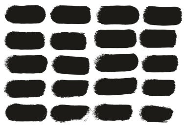 Yuvarlak Sünger Kalın Sanatçı Düz Çizgiler Yüksek Detay Özet Vektör El Çizimi MeGA 