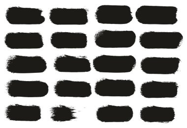 Yuvarlak Sünger Kalın Sanatçı Düz Çizgiler Yüksek Detay Özet Vektör El Çizimi MeGA 