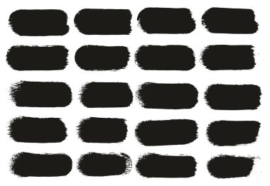 Yuvarlak Sünger Kalın Sanatçı Düz Çizgiler Yüksek Detay Özet Vektör El Çizimi MeGA 