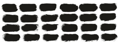 Yuvarlak Sünger Kalın Sanatçı Düz Çizgiler Yüksek Detay Özet Vektör El Çizimi MeGA 