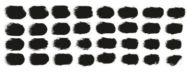 Yuvarlak Sünger Kalın Sanatçı Düz Çizgiler Yüksek Detay Özet Vektör El Çizimi MeGA 