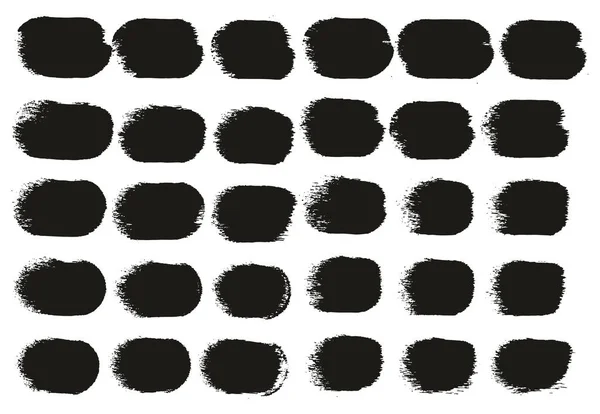 Yuvarlak Sünger Kalın Sanatçı Düz Çizgiler Yüksek Detay Özet Vektör El Çizimi MeGA 