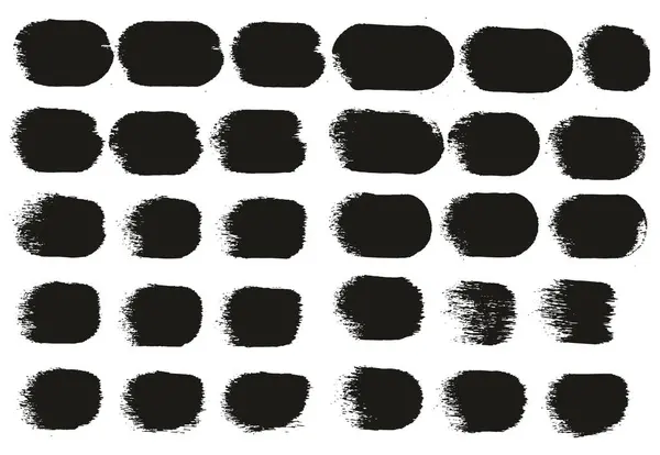 Yuvarlak Sünger Kalın Sanatçı Düz Çizgiler Yüksek Detay Özet Vektör El Çizimi MeGA 