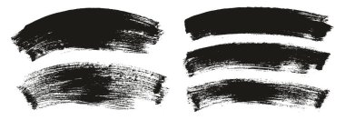 Düz Boya Fırçası Kalın Eğri Karışık Arkaplan Yüksek Detay Özet Vektör Arkaplan Ayarları 