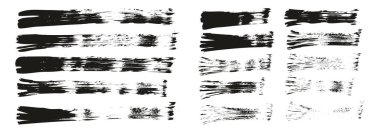 Düz Fan Fırça Eli İnce Düz Çizgiler Karışık Yüksek Detay Özet Vektör Arkaplan Karıştırma Ayarları 