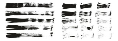 Düz Fan Fırça Eli İnce Düz Çizgiler Karışık Yüksek Detay Özet Vektör Arkaplan Karıştırma Ayarları 