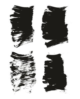 El Çizimi Düz Fan Fırça Kalın Kalın Arkaplan Yüksek Detay Özet Vektör Arkaplan MİGA 