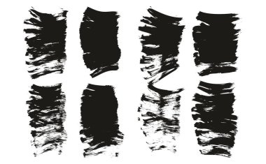 El Çizimi Düz Pervane Fırçası Kalın Arkaplan Yüksek Detay Özet Vektör Arkaplanı 