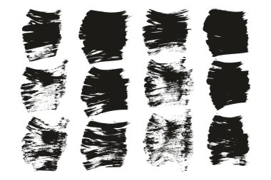 El Çizimi Düz Pervane Fırçası Kalın Arkaplan Yüksek Detay Özet Vektör Arkaplanı 