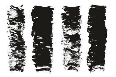 El Çizimi Düz Pervane Fırçası Kalın Arkaplan Yüksek Detay Özet Vektör Arkaplanı 