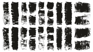 El Çizimi Düz Pervane Fırçası Kalın Arkaplan Yüksek Detay Özet Vektör Arkaplanı 