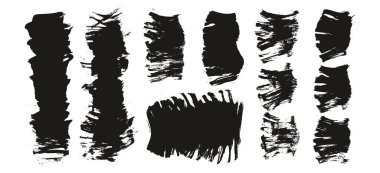 El Çizimi Düz Pervane Fırçası Kalın Arkaplan Yüksek Detay Özet Vektör Arkaplanı 