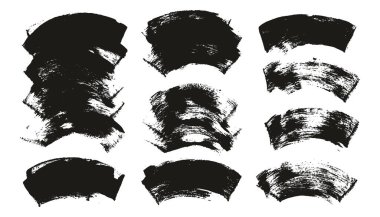 El Çizimi Düz Sünger Kalın Sanatçı Eğri Arkaplan Yüksek Detay Soyut Vektör Arkaplan MİGA