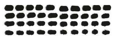 El Çizimi Yuvarlak Sünger Düzenli Sanatçı Fırça Düz Çizgiler Yüksek Detay Ayrıntılı Vektör Arkaplanı 