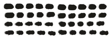 El Çizimi Yuvarlak Sünger Düzenli Sanatçı Fırça Düz Çizgiler Yüksek Detay Ayrıntılı Vektör Arkaplanı 