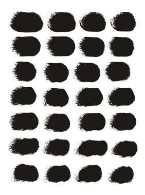 El Çizimi Yuvarlak Sünger Düzenli Sanatçı Fırça Düz Çizgiler Yüksek Detay Ayrıntılı Vektör Arkaplanı 