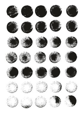 El Çizimi Yuvarlak Sünger Düzenli Sanatçı Fırça Düz Çizgiler Yüksek Detay Ayrıntılı Vektör Arkaplanı 