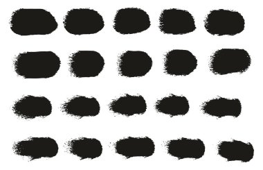 El Çizimi Yuvarlak Sünger Düzenli Sanatçı Fırça Düz Çizgiler Yüksek Detay Ayrıntılı Vektör Arkaplanı 