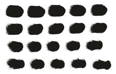 El Çizimi Yuvarlak Sünger Düzenli Sanatçı Fırça Düz Çizgiler Yüksek Detay Ayrıntılı Vektör Arkaplanı 