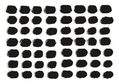 El Çizimi Yuvarlak Sünger Düzenli Sanatçı Fırça Düz Çizgiler Yüksek Detay Ayrıntılı Vektör Arkaplanı 