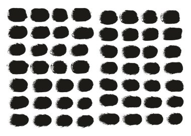 El Çizimi Yuvarlak Sünger Düzenli Sanatçı Fırça Düz Çizgiler Yüksek Detay Ayrıntılı Vektör Arkaplanı 