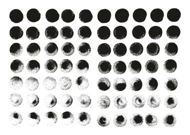 El Çizimi Yuvarlak Sünger Düzenli Sanatçı Fırça Düz Çizgiler Yüksek Detay Ayrıntılı Vektör Arkaplanı 