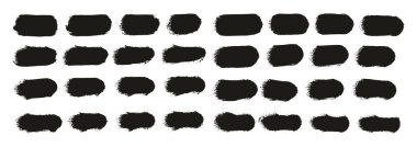 El Çizimi Yuvarlak Sünger Düzenli Sanatçı Fırça Düz Çizgiler Yüksek Detay Ayrıntılı Vektör Arkaplanı 