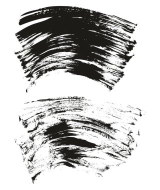 El Çizimi Düz Pervane Fırçası İnce Eğri Arkaplan Yüksek Detay Özet Vektör Arkaplanı 