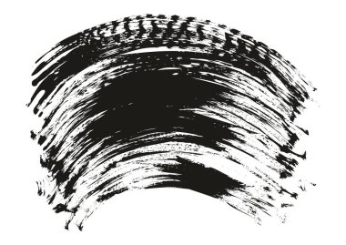 El Çizimi Düz Pervane Fırçası İnce Eğri Arkaplan Yüksek Detay Özet Vektör Arkaplanı 