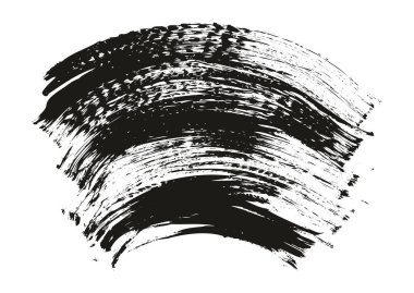 El Çizimi Düz Pervane Fırçası İnce Eğri Arkaplan Yüksek Detay Özet Vektör Arkaplanı 