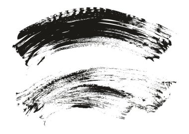 El Çizimi Düz Pervane Fırçası İnce Eğri Arkaplan Yüksek Detay Özet Vektör Arkaplanı 