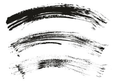 El Çizimi Düz Pervane Fırçası İnce Eğri Arkaplan Yüksek Detay Özet Vektör Arkaplanı 