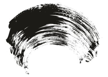 El Çizimi Düz Pervane Fırçası İnce Eğri Arkaplan Yüksek Detay Özet Vektör Arkaplanı 