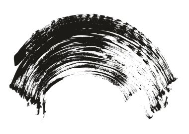 El Çizimi Düz Pervane Fırçası İnce Eğri Arkaplan Yüksek Detay Özet Vektör Arkaplanı 